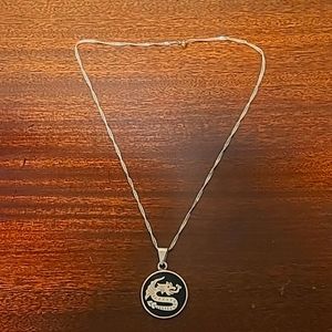 Necklace with Chinese symbols